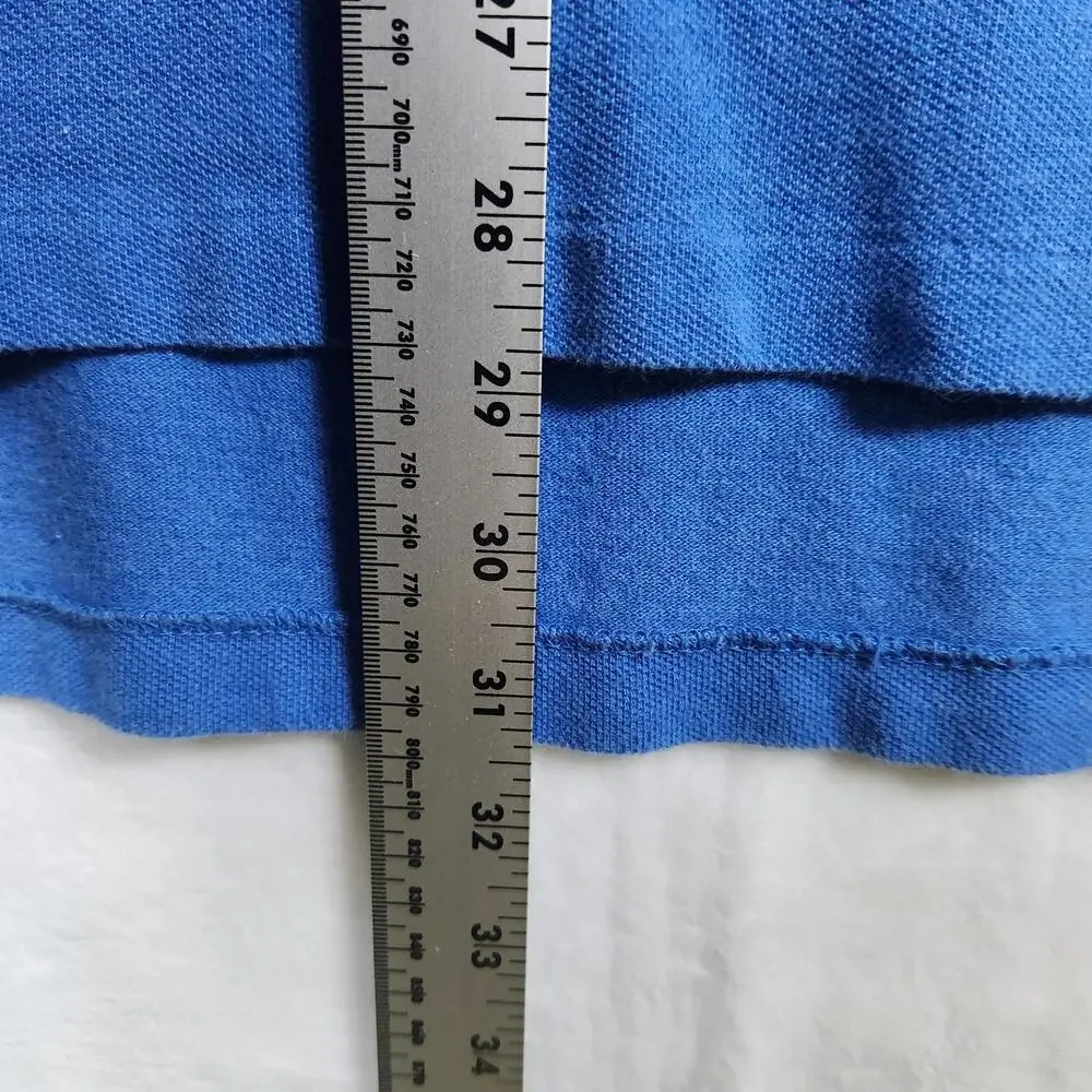 Polo Ralph Lauren Blue Short Sleeve Polo Shirt Size XL‎ Yellow Pony